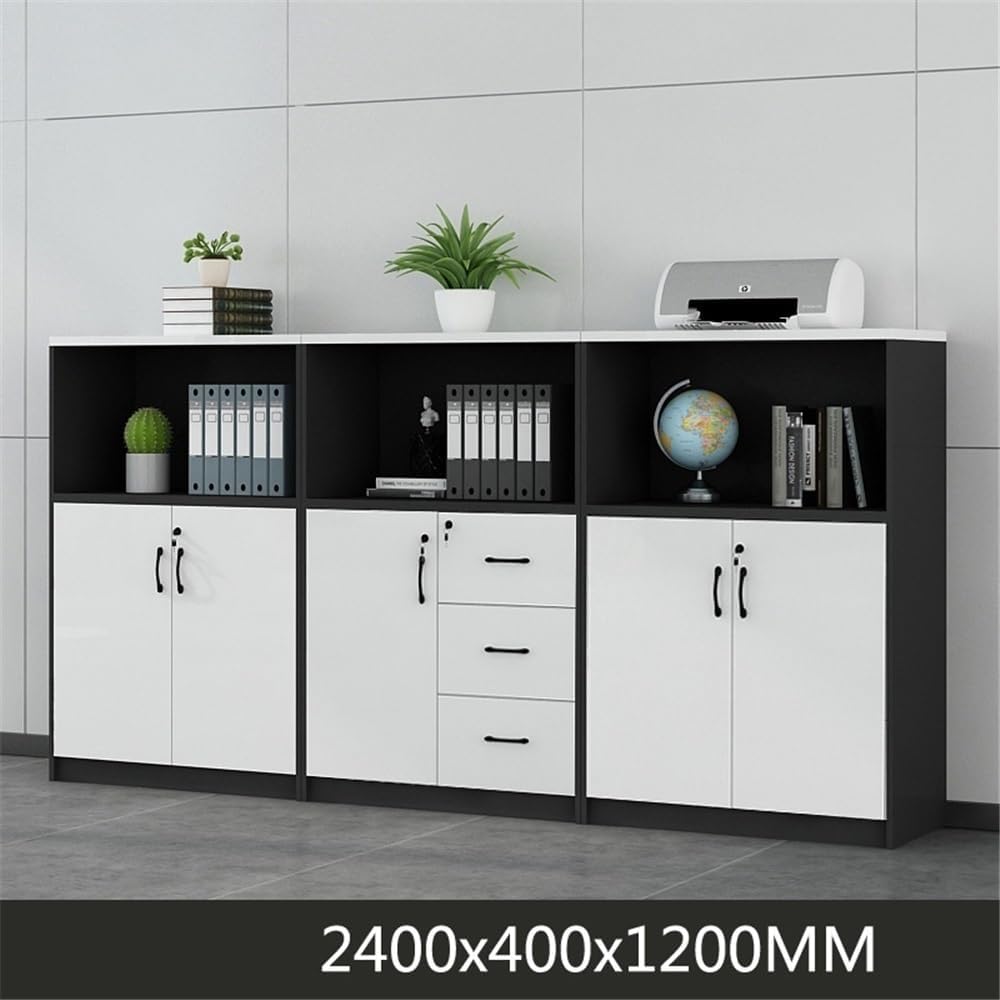 Multifunctional File Cabinet with Five Doors Three Cabinets Office Data Sundry Storage File Cabinets