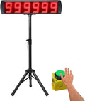 5 Inch 6-Digit LED Race Timer, Running Event Gym Timer by GANXIN