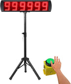 5 Inch 6-Digit LED Race Timer, Running Event Gym Timer by GANXIN
