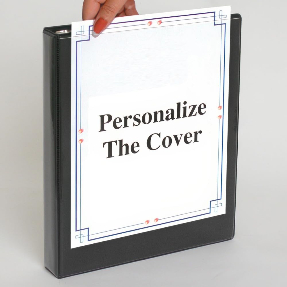 StoreSMART - Flip Chart Easel Presentation Binder - Landscape/Horizontal - Black - VH424 (Sheets not Included)