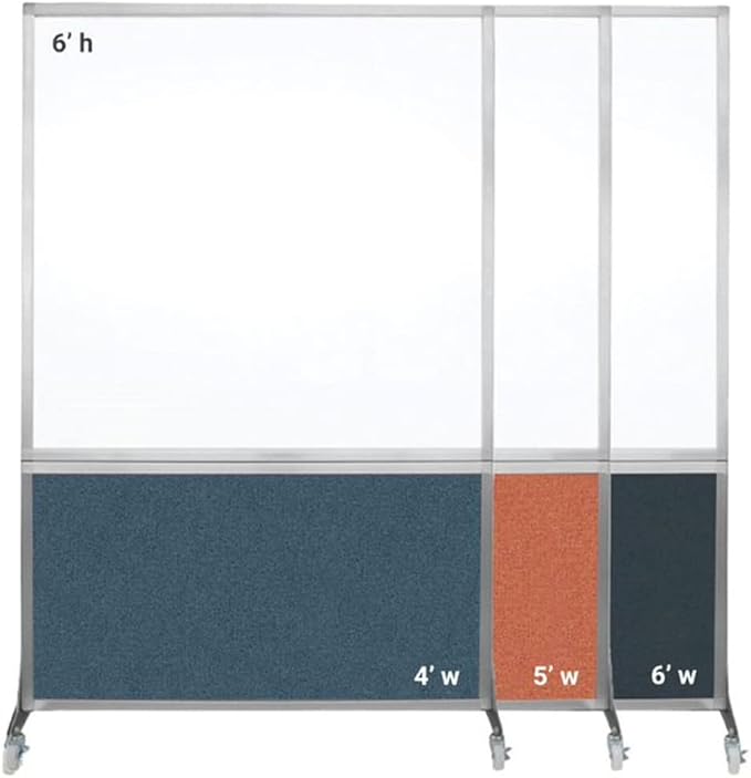 DivideWrite Mobile Whiteboard | Double Sided Dry Erase Board | Portable Office - Image 2