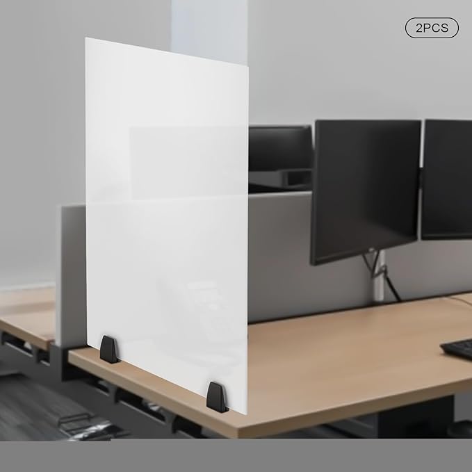 Desk Divider, 30 x 18 inch Acrylic Desk Privacy Panels, Privacy Desk Screen - Image 4