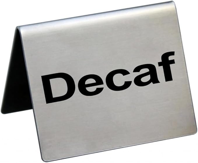 New Star Foodservice Stainless Steel Table Tent Sign, 2 x 2-Inch) - Image 2
