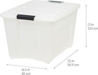 IRIS USA 54 QT Plastic Storage Box - Image 2