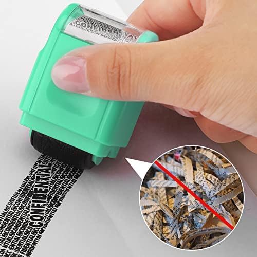 Nezyo 2 Pack Identity Protection Roller Stamp Identity Theft, Confidential - Image 2