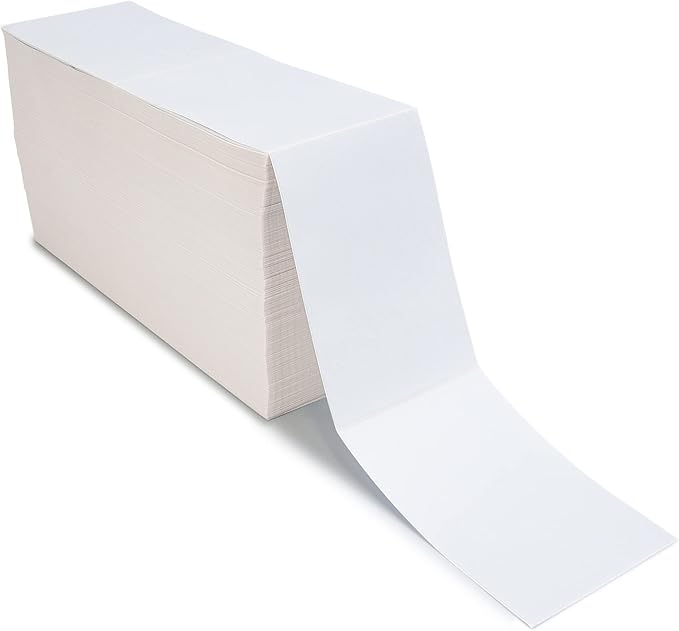 L LIKED 3000 4x6 Thermal Labels Fanfold, Direct Thermal Shipping Labels by LLIKED