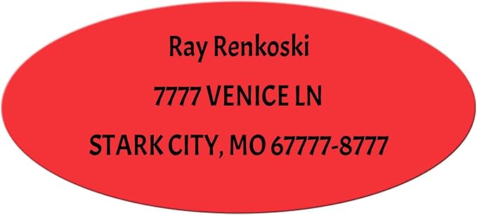 Made in USA Custom Return Address Stickers Labels Customized Mailing Label by HOOKAH+SUN