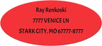Made in USA Custom Return Address Stickers Labels Customized Mailing Label by HOOKAH+SUN