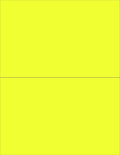 NextDayLabels - 8-1/2 x 11 Neon Color High Light Fluorescent Labels