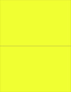 NextDayLabels - 8-1/2 x 11 Neon Color High Light Fluorescent Labels
