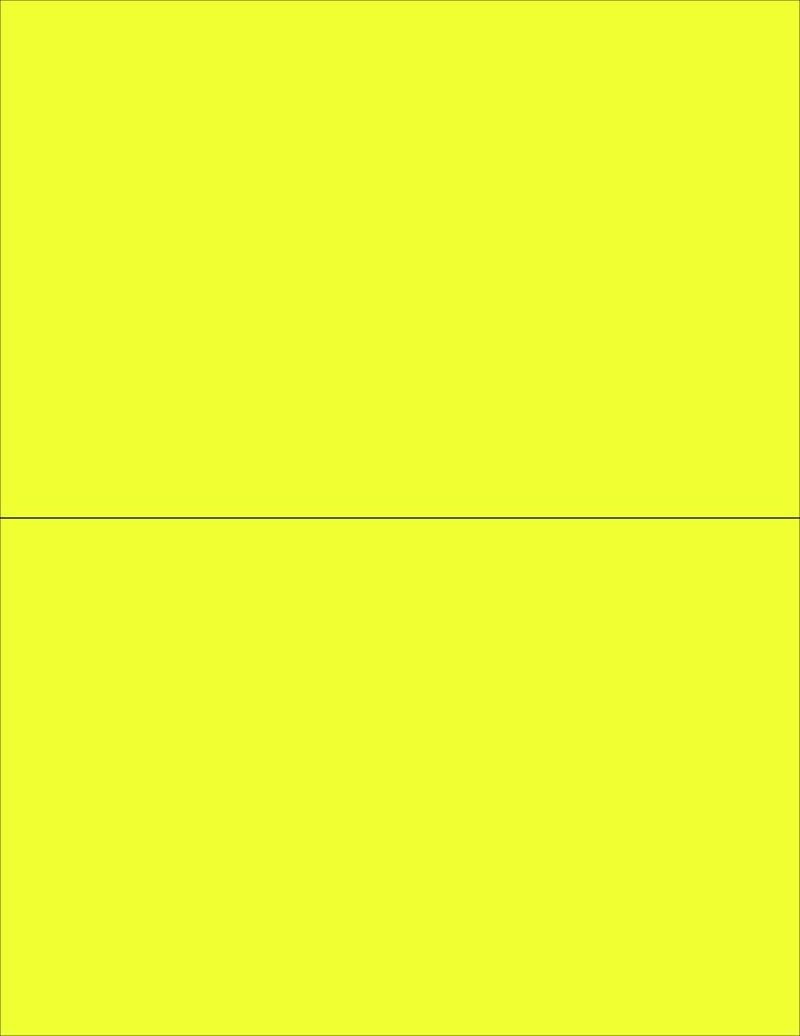 NextDayLabels - 8-1/2 x 11 Neon Color High Light Fluorescent Labels