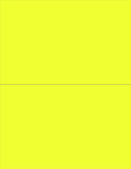 NextDayLabels - 8-1/2 x 11 Neon Color High Light Fluorescent Labels by NextDayLabels