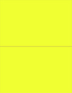 NextDayLabels - 8-1/2 x 11 Neon Color High Light Fluorescent Labels by NextDayLabels