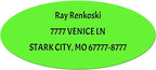 Made in USA Custom Return Address Stickers Labels Customized Mailing Label by HOOKAH+SUN