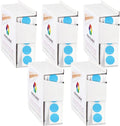 ChromaLabel 1/2 Inch Circle Sticker Labels, High Visibility Round Colored by ChromaLabel