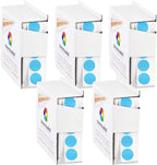 ChromaLabel 1/2 Inch Circle Sticker Labels, High Visibility Round Colored by ChromaLabel