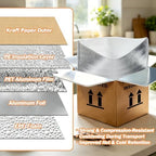 12" x 12" x 12" insulated shipping boxes, close-up detail