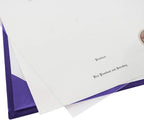 GraduationMall 8.5"x11" Smooth Padded Diploma Cover Certificate Holder Purple - Image 5
