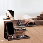 Gifts for Men Bedside Organiser Wood Phone Docking Station Dad Birthday Gifts - Image 5