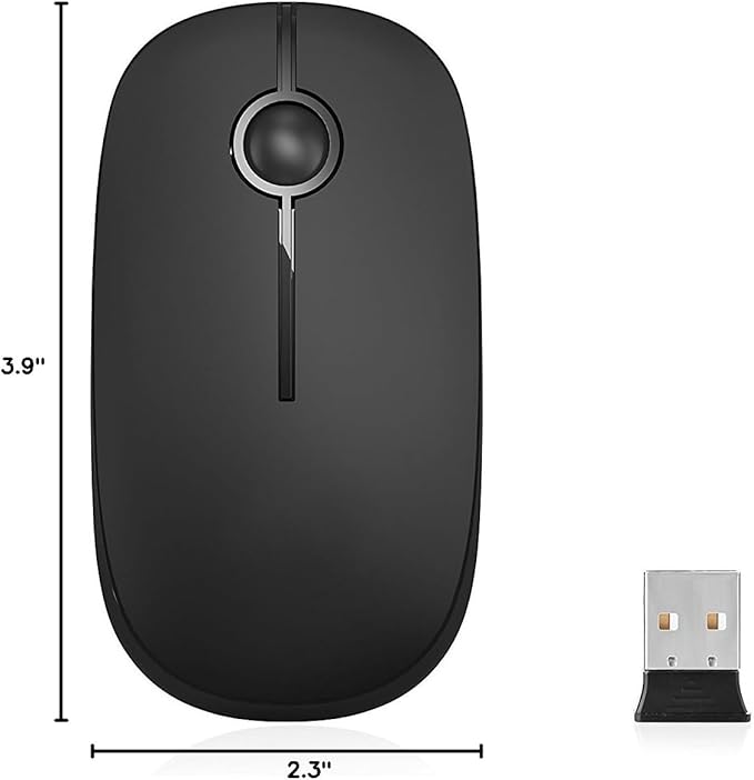 VssoPlor Wireless Mouse, 2.4G Slim Portable Computer Laptop Mouse - Image 10
