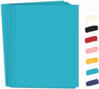 50 Pack Light Blue Cardstock 8.5 x 11 65lb Pastel Paper, Goefun Blue Card Stock by Goefun