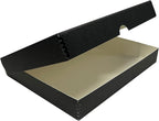 Lineco Archival Folio Storage Box. Metal Edge Archival Boxboard, Clamshell Lid. by Lineco