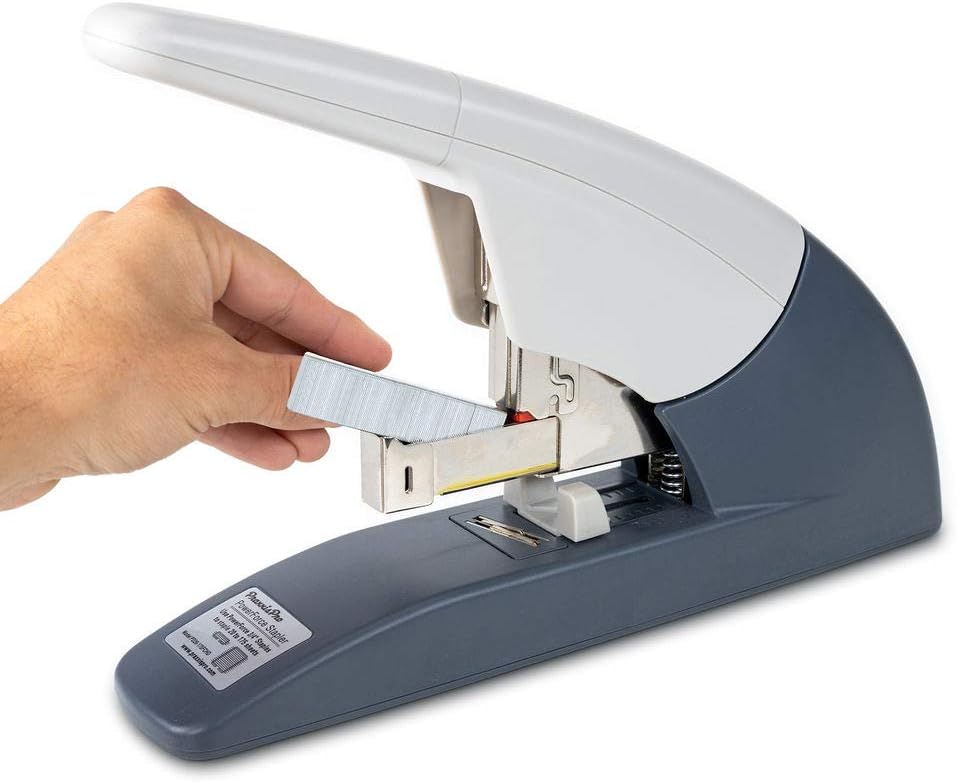 PowerForce 175 Heavy Duty Flat Clinch Office Stapler, 20 to 175 Sheets Using one Size 3/4" Leg-Length Staple, Includes 400 Staples and a Staple Remover