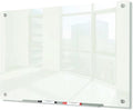 J&J worldwide Glass Whiteboard 47"x35", Magnetic White Board Glass Dry Erase by JJworldwide