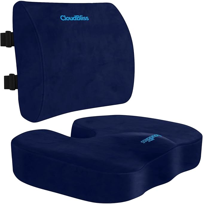 CloudBliss Seat Cushion, Office Chair Cushions, Car Seat Cushion, Lumbar by CloudBliss