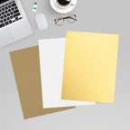 LUXPaper 8.5" x 11" Cardstock | Letter Size | Gold Metallic | 105lb. Cover | 50 - Image 6