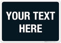 Personalized Custom Black Background Customize by SigoSigns