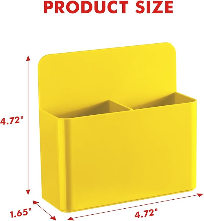 BEYGORM 2 Pack Plastic Magnetic Pen Holder - Image 2