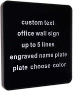 Custom Engraved Door Suite Wall Sign | Office Sign | Personalized Wall Plaque | - Image 5