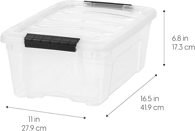 IRIS USA 13 QT Plastic Storage Box - Image 2
