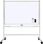 Large Rolling Whiteboard on Wheels, Portable Standing Dry Erase Board Easel - Image 2
