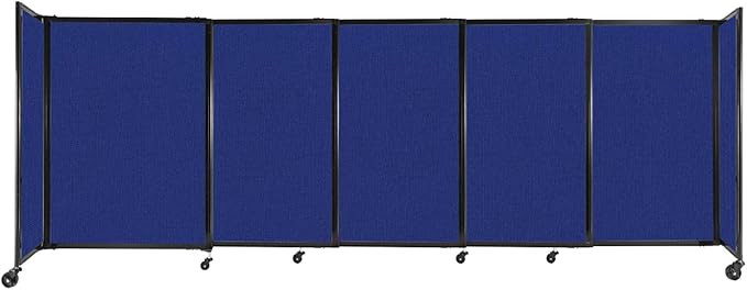 Versare Straightwall Sliding Portable Wall Partition | Freestanding Office by VERSARE