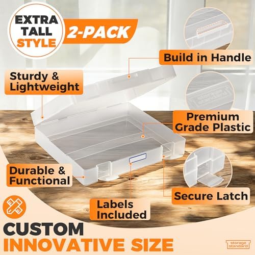 art and craft organizers and storage case –, side view