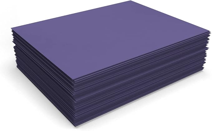 LUXPaper 8.5" x 11" Paper | Letter Size | Wisteria Purple | 80lb. Text | 50 Qty - Image 3