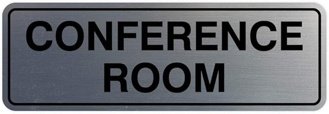Standard Conference Room Sign by All+Quality