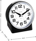 Tinload 4.3" No Ticking Analog Alarm Clock, Silent Readable - Image 3