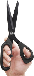 Zicolu 10 inch Black Office Scissors All Purpose, Sewing Scissors by Zicolu