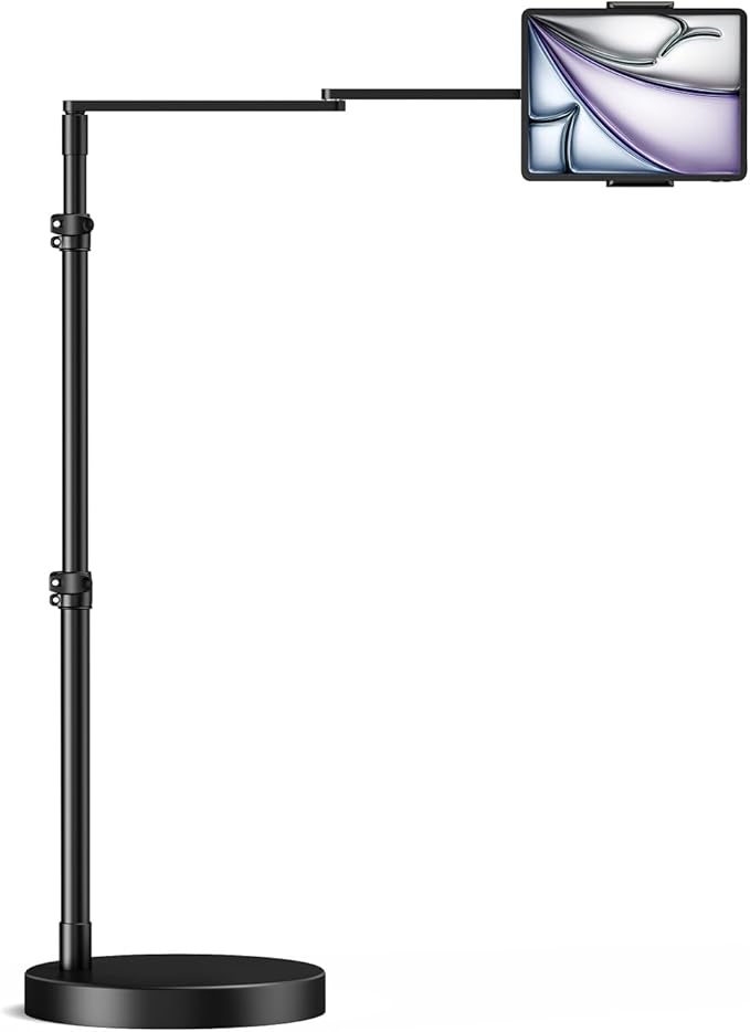 elitehood Adjustable Tablet Floor Stand by Builtyourelitelive
