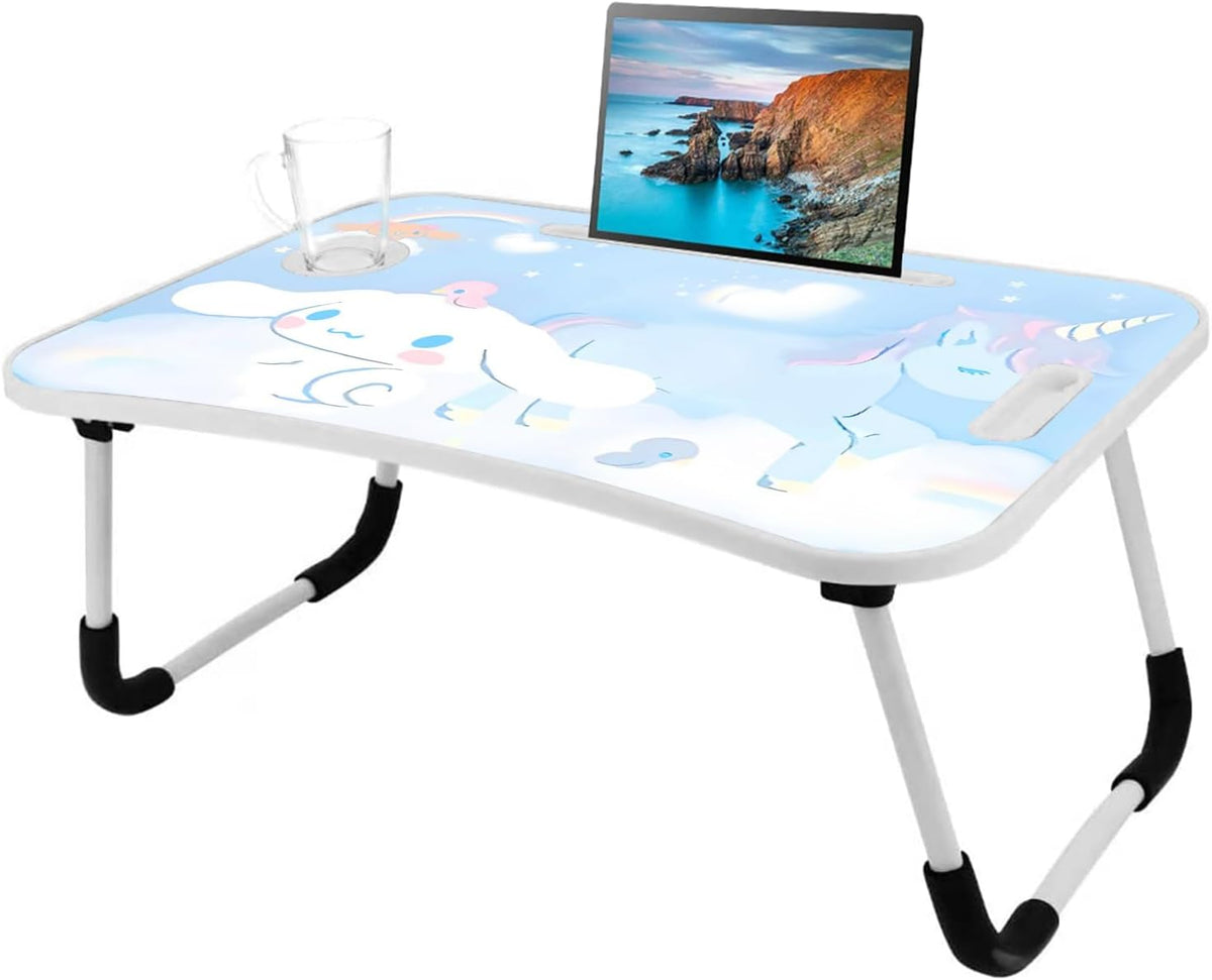 Kawaii Laptop Desk Foldable Kawaii Bed Desk Table Cute Folding Breakfast Tray...