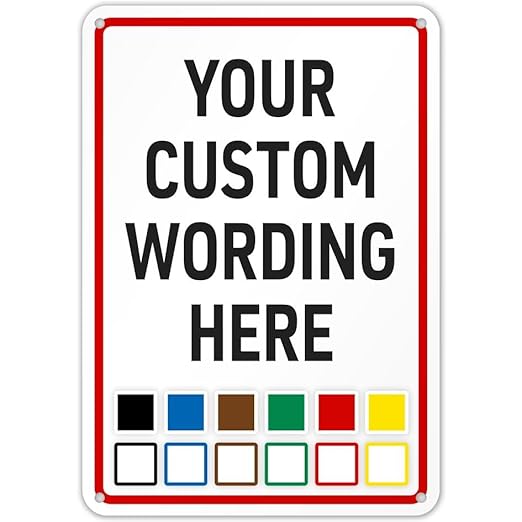 Custom Sign, Personalized Metal Signs - Image 2