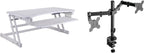 Rocelco 37.5" Height Adjustable Standing Desk Converter