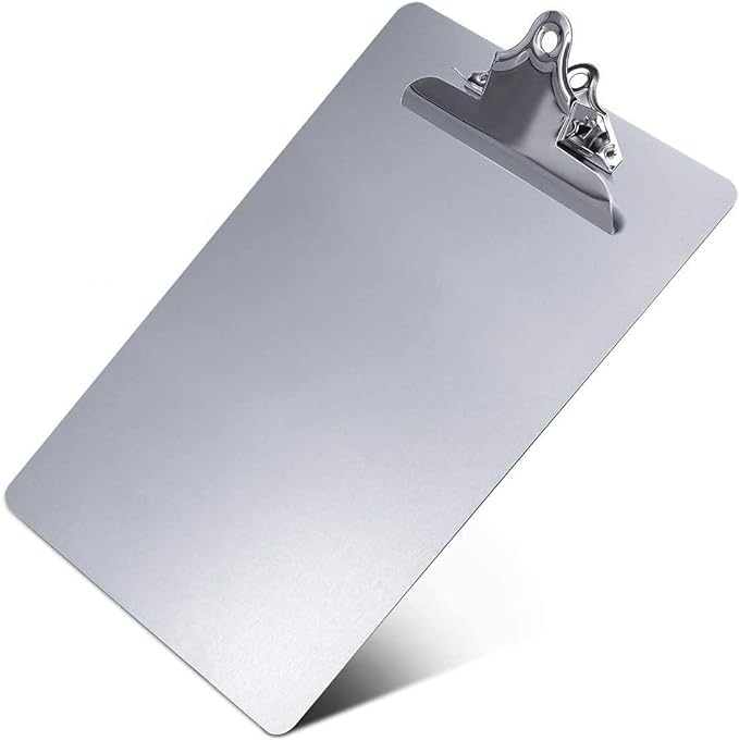Metal Clipboard, Contractor Heavy Duty Aluminum Clipboard by ROCOFF