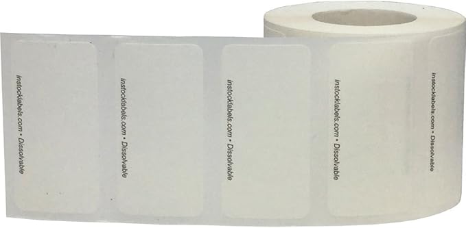 Dissolvable Blank Shelf Life Labels - Image 2