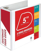 3 Ring Binder, Professional Angle D Ring Binder 5 Inch, Presentation Folder by Unknown