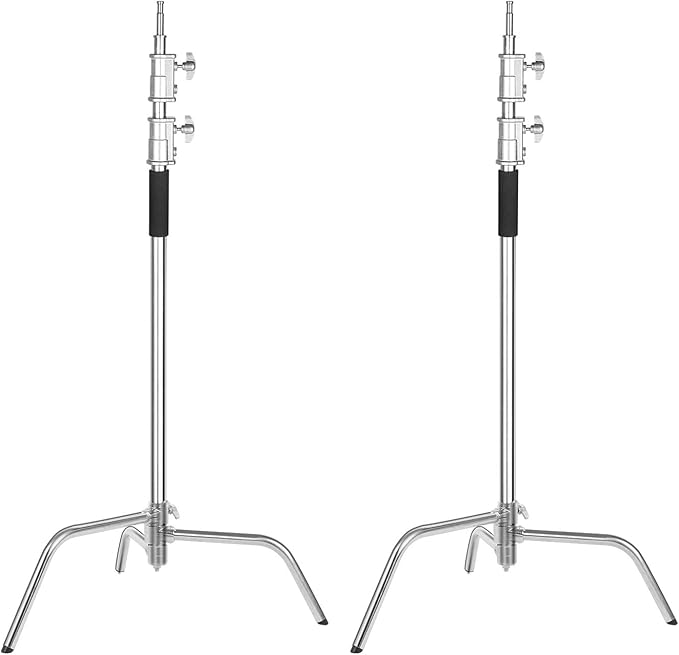 Soonpho 2 Packs Heavy Duty C-Stand Kit, Stainless Steel Photography Light Stand by soonpho
