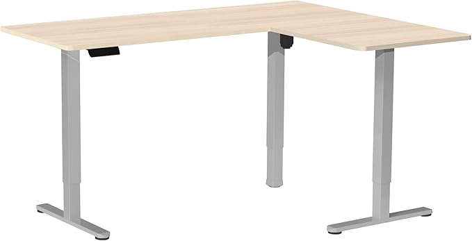 VIVO Electric Corner 63 x 55 inch L-Shaped Standing Desk, Memory Height - Image 9